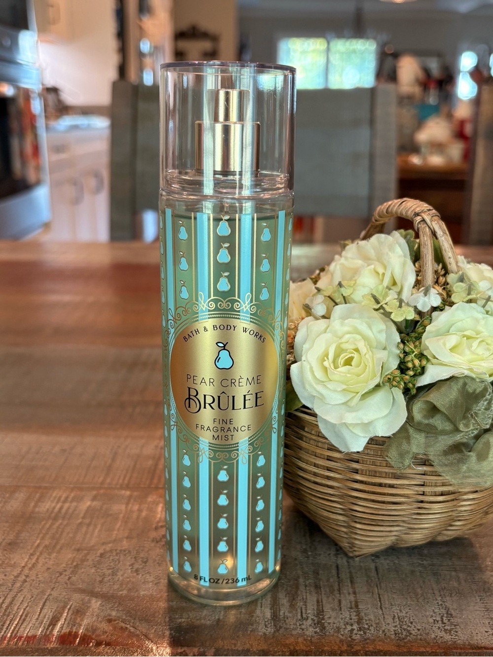 NEW Bath & Body Works PEAR CRÈME BRÛLÉE Fine Fragrance Spray 8 OZ!
